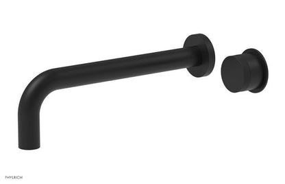 Phylrich - Basic II 10 Inch Single Handle Wall Lavatory Set - Knurled Handle