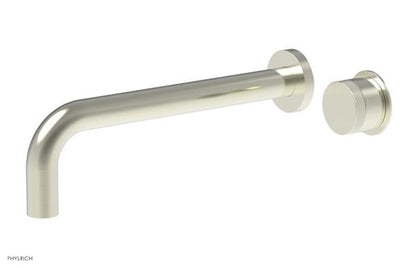 Phylrich - Basic II 10 Inch Single Handle Wall Lavatory Set - Knurled Handle