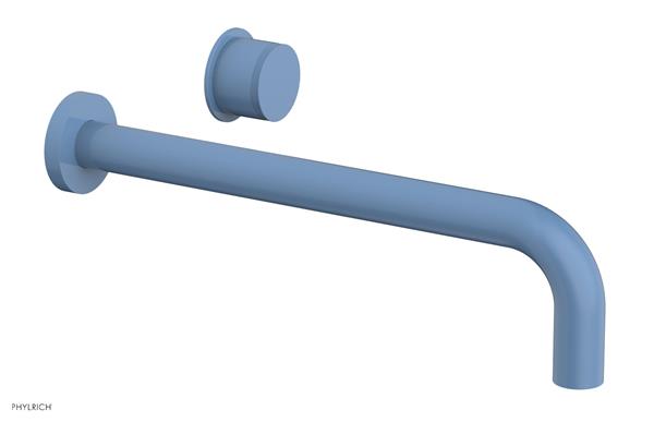 Phylrich - Basic II 12 Inch Single Handle Wall Lavatory Set - Knurled Handle