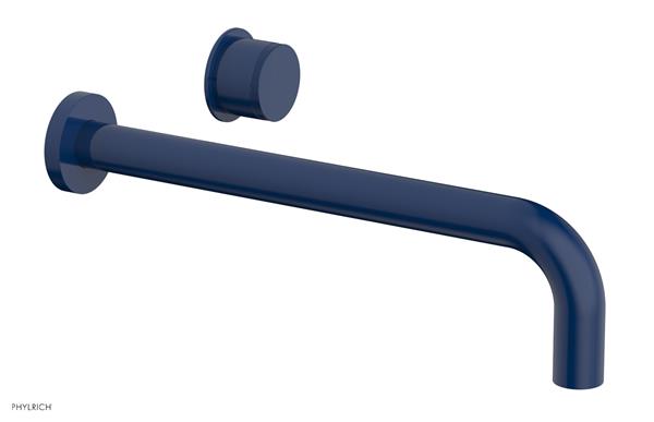 Phylrich - Basic II 12 Inch Single Handle Wall Lavatory Set - Knurled Handle