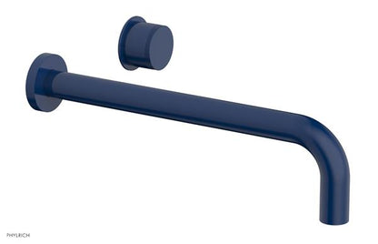 Phylrich - Basic II 12 Inch Single Handle Wall Lavatory Set - Knurled Handle