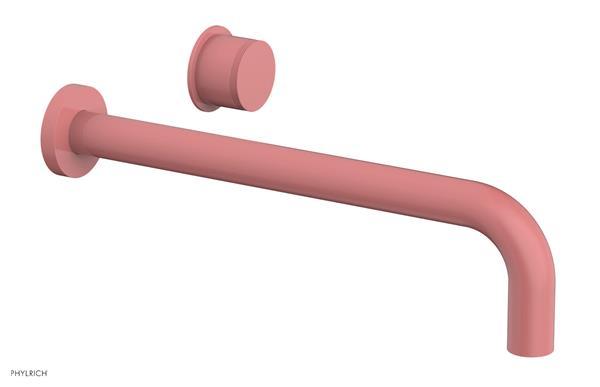 Phylrich - Basic II 12 Inch Single Handle Wall Lavatory Set - Knurled Handle