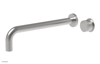 Phylrich - Basic II 12 Inch Single Handle Wall Lavatory Set - Knurled Handle