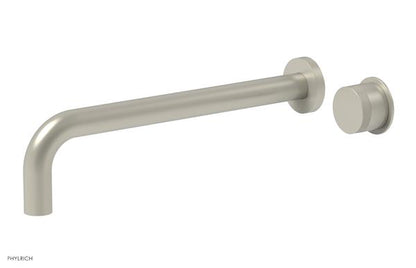 Phylrich - Basic II 12 Inch Single Handle Wall Lavatory Set - Knurled Handle