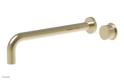Phylrich - Basic II 12 Inch Single Handle Wall Lavatory Set - Knurled Handle