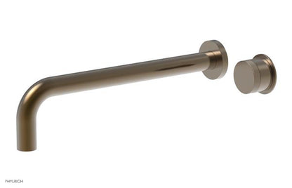 Phylrich - Basic II 12 Inch Single Handle Wall Lavatory Set - Knurled Handle