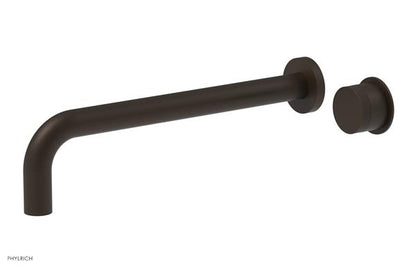Phylrich - Basic II 12 Inch Single Handle Wall Lavatory Set - Knurled Handle