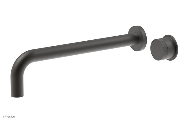 Phylrich - Basic II 12 Inch Single Handle Wall Lavatory Set - Knurled Handle