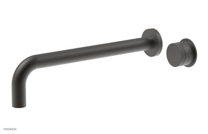 Phylrich - Basic II 12 Inch Single Handle Wall Lavatory Set - Knurled Handle