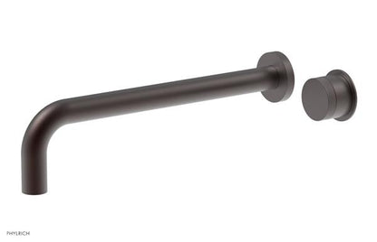 Phylrich - Basic II 12 Inch Single Handle Wall Lavatory Set - Knurled Handle
