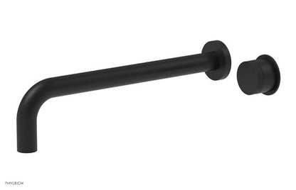 Phylrich - Basic II 12 Inch Single Handle Wall Lavatory Set - Knurled Handle