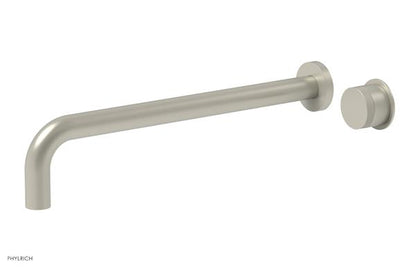 Phylrich - Basic II 14 Inch Single Handle Wall Lavatory Set - Knurled Handle