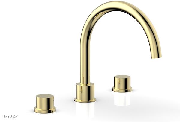 Phylrich - Basic II Deck Tub Set Smooth Handles