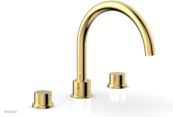 Phylrich - Basic II Deck Tub Set Smooth Handles