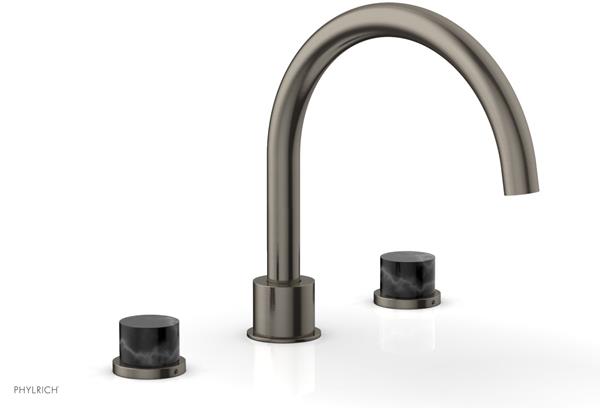 Phylrich - Basic II Deck Tub Set Trim Only Marble Lever Handles