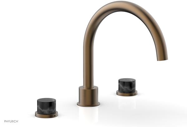 Phylrich - Basic II Deck Tub Set Trim Only Marble Lever Handles