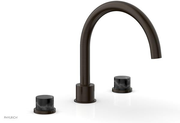 Phylrich - Basic II Deck Tub Set Trim Only Marble Lever Handles