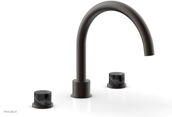 Phylrich - Basic II Deck Tub Set Trim Only Marble Lever Handles