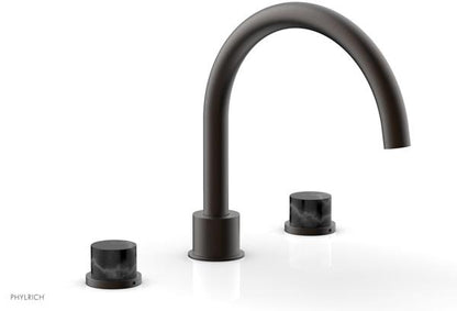 Phylrich - Basic II Deck Tub Set Trim Only Marble Lever Handles