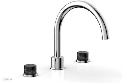 Phylrich - Basic II Deck Tub Set Trim Only Marble Lever Handles