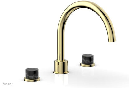 Phylrich - Basic II Deck Tub Set Trim Only Marble Lever Handles