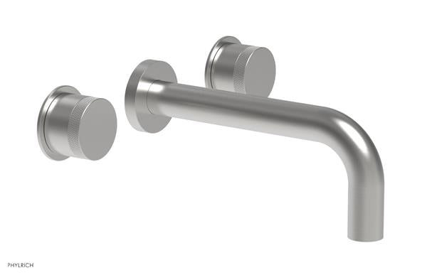 Phylrich - Basic II Wall Mount Tub Set Trim Only Knurled Handles