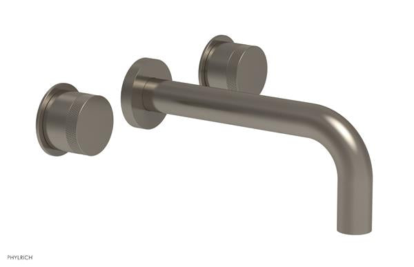 Phylrich - Basic II Wall Mount Tub Set Trim Only Knurled Handles