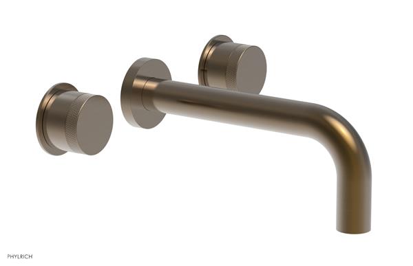 Phylrich - Basic II Wall Mount Tub Set Trim Only Knurled Handles