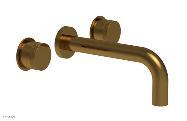 Phylrich - Basic II Wall Mount Tub Set Trim Only Knurled Handles