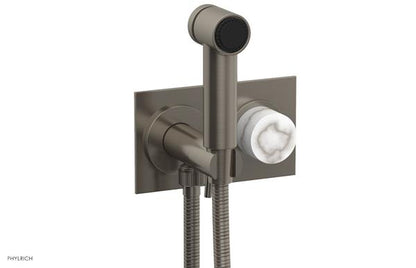 Phylrich - Basic II Wall Mounted Bidet - Marble Handle