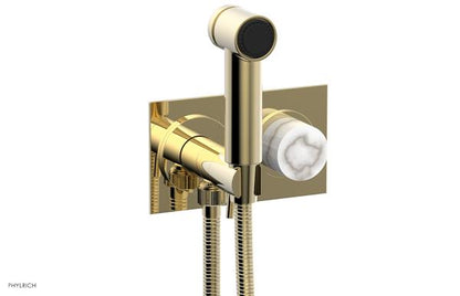Phylrich - Basic II Wall Mounted Bidet - Marble Handle