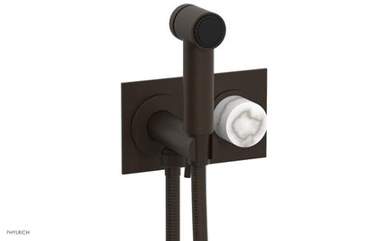 Phylrich - Basic II Wall Mounted Bidet - Marble Handle