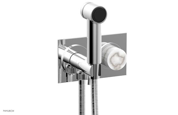 Phylrich - Basic II Wall Mounted Bidet - Marble Handle