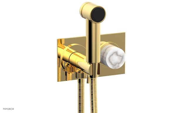 Phylrich - Basic II Wall Mounted Bidet - Marble Handle