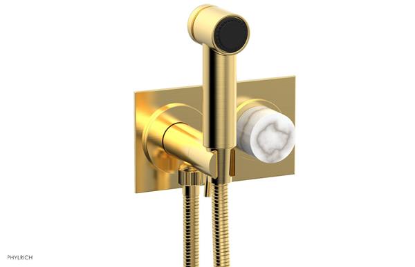 Phylrich - Basic II Wall Mounted Bidet - Marble Handle