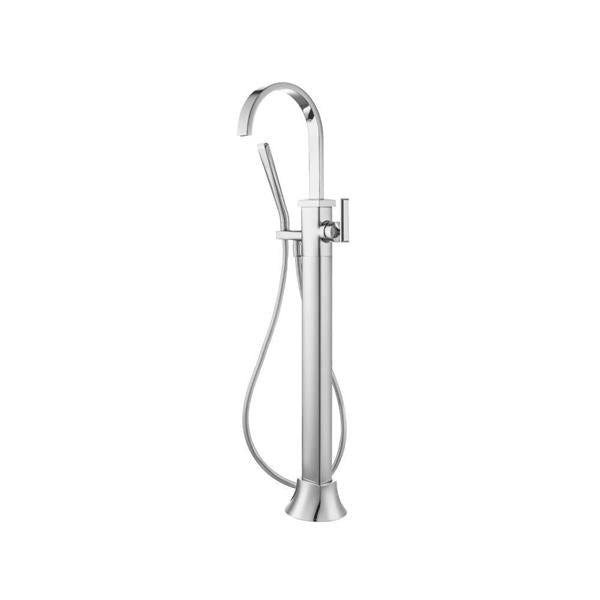 Flusso - Freestanding Floor Mount Bathtub / Tub Filler With Hand Shower