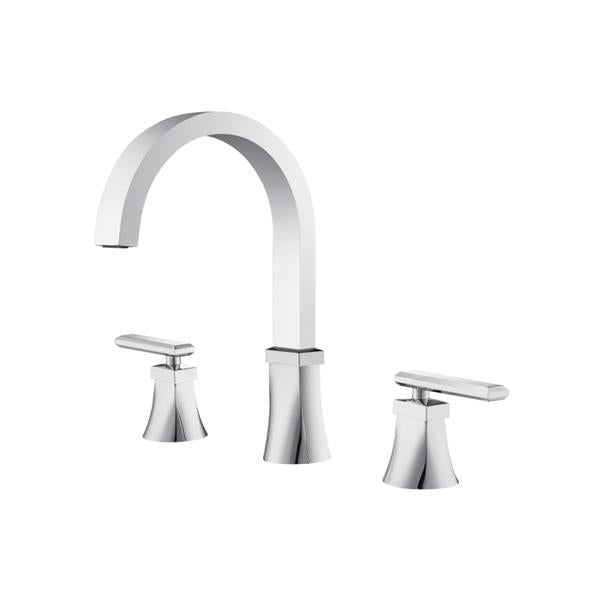 Flusso - 3 Hole Deck Mount Roman Tub Faucet