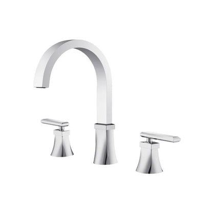 Flusso - 3 Hole Deck Mount Roman Tub Faucet