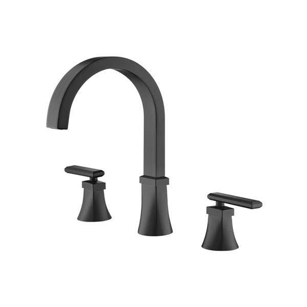 Flusso - 3 Hole Deck Mount Roman Tub Faucet