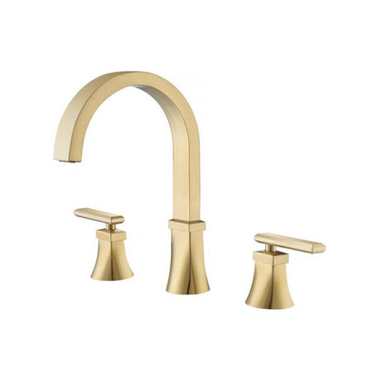 Flusso - 3 Hole Deck Mount Roman Tub Faucet