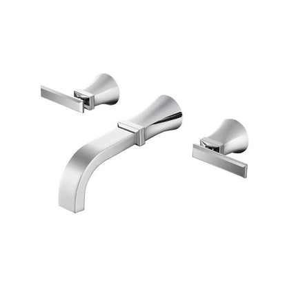 Flusso - Two Handle Wall Mounted Tub Filler