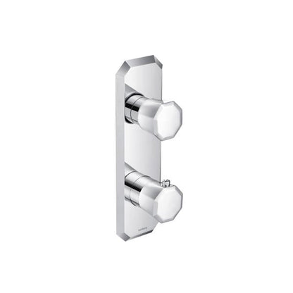 Flusso - 3/4 Inch Thermostatic Shower Valve & Trim  - 2-Output