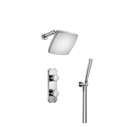 Flusso - Two Output Shower Set With Shower Head And Hand Held