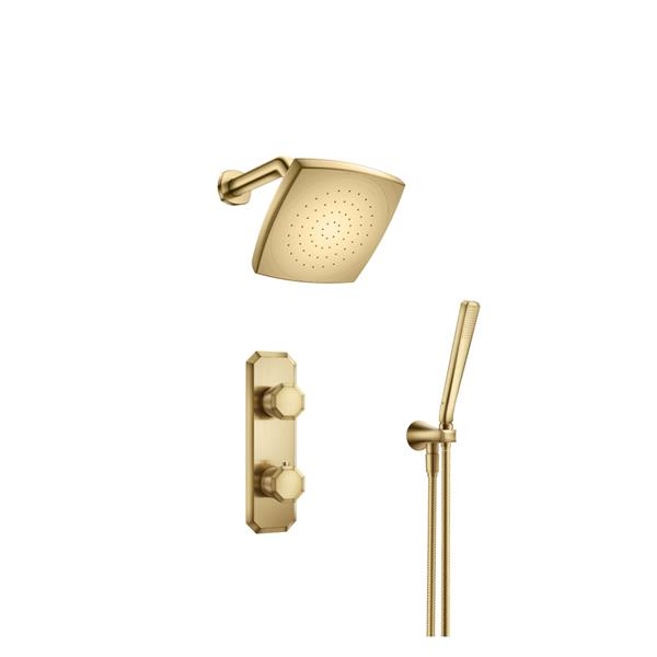Flusso - Two Output Shower Set With Shower Head And Hand Held
