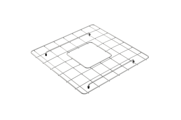 Bocchi - Stainless Steel Sink Grid for 36 in. 1348 Farmhouse Apron Front Fireclay Double Bowl Kitchen Sinks New Design