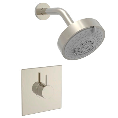 Phylrich - Basic II Pressure Balance Shower Set Trim Only Square Plate Lever Handle