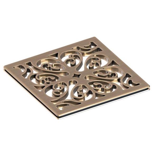 Newport Brass - 4 Inch Square Shower Drain