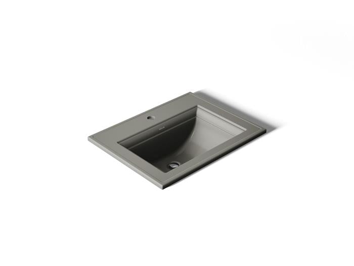 Kohler - Memoirs Stately 22-3/4 Inch Rectangular Drop-In Bathroom Sink With Overflow - Single Hole