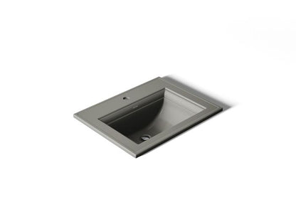 Kohler - Memoirs Stately 22-3/4 Inch Rectangular Drop-In Bathroom Sink With Overflow - Single Hole