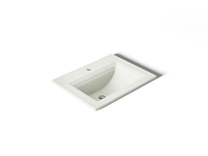 Kohler - Memoirs Stately 22-3/4 Inch Rectangular Drop-In Bathroom Sink With Overflow - Single Hole